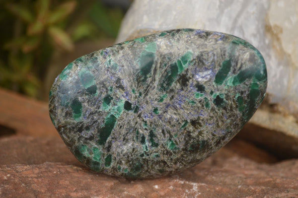 Polished Emerald In Matrix Standing Free Forms x 6 From Sandawana, Zimbabwe - TopRock