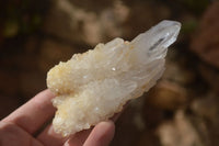 Natural Clear Quartz Clusters & Crystals  x 12 From Madagascar - Toprock Gemstones and Minerals 