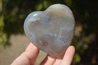 Polished Lovely Mixed Selection Of Agate Hearts  x 6 From Madagascar - Toprock Gemstones and Minerals 