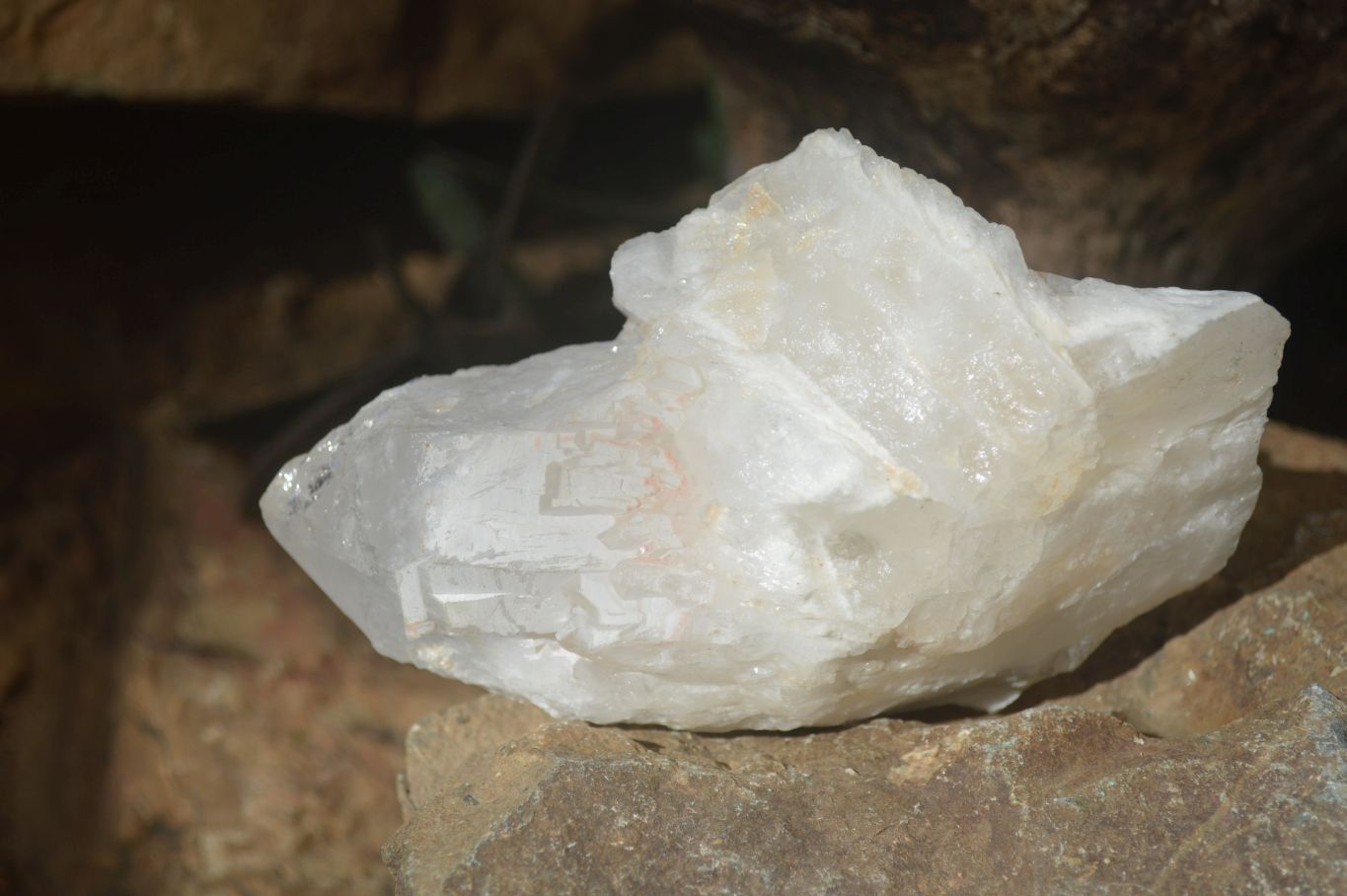 Natural White Candle Quartz Crystals  x 3 From Madagascar - Toprock Gemstones and Minerals 