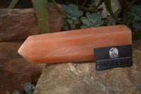 Polished Extra Large Orange Twist Calcite Tower x 1 From Maevantanana, Madagascar - Toprock Gemstones and Minerals 