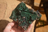 Natural Crystalline Malachite Specimens  x 2 From Congo - Toprock Gemstones and Minerals 