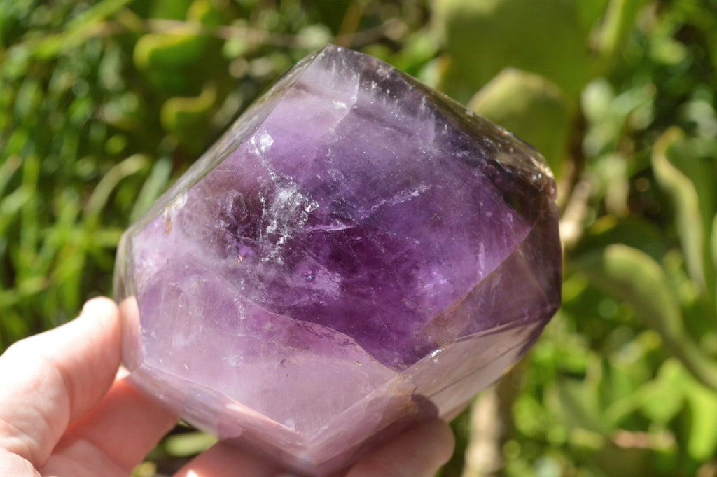 Polished Chunky Smokey Amethyst Quartz Display Piece x 1 From Ankazobe, Madagascar - TopRock
