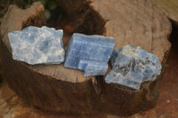 Natural New Sky Blue Calcite Specimens  x 35 From Spitzkop, Namibia - Toprock Gemstones and Minerals 