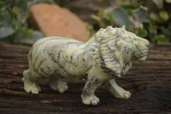 Polished Butter Jade Lion Carving - Sold per piece - From Zimbabwe - TopRock
