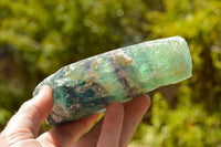 Polished Watermelon Fluorite Standing Slabs  x 2 From Uis, Namibia - TopRock