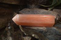 Polished Extra Large Orange Twist Calcite Tower x 1 From Maevantanana, Madagascar - Toprock Gemstones and Minerals 