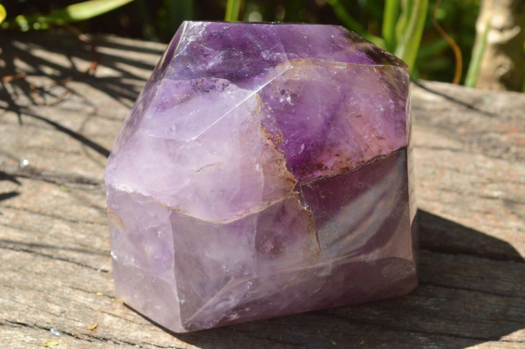 Polished Chunky Smokey Amethyst Quartz Display Piece x 1 From Ankazobe, Madagascar - TopRock