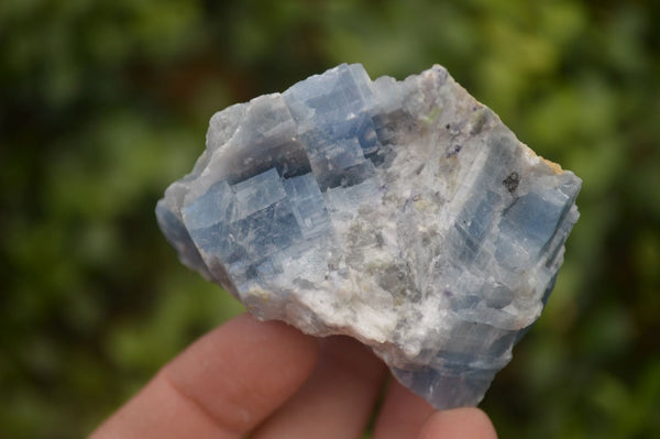 Natural New Sky Blue Calcite Specimens  x 12 From Spitzkop, Namibia