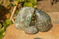 Polished Green Emeralds In Matrix Free Forms  x 7 From Zimbabwe - TopRock