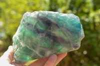 Polished Watermelon Fluorite Standing Slabs  x 2 From Uis, Namibia - TopRock