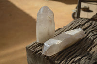 Polished Double Terminated Smokey Quartz Crystals  x 3 From Madagascar - Toprock Gemstones and Minerals 