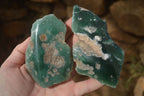 Polished One Side Polished Emerald Mtorolite Plates  x 6 From Zimbabwe - Toprock Gemstones and Minerals 