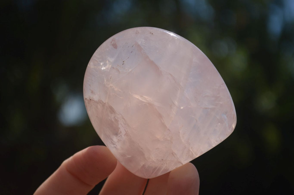Polished Gemmy Pink Rose Quartz Standing Free Forms  x 6 From Ambatondrazaka, Madagascar - TopRock