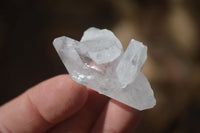 Natural Single Etched Clear Quartz Crystals x 70 From Mpika, Zambia - Toprock Gemstones and Minerals 