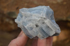 Natural New Sky Blue Calcite Specimens  x 12 From Spitzkop, Namibia - Toprock Gemstones and Minerals 