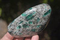 Polished Rare Emerald In Matrix Standing Free Forms  x 2 From Sandawana, Zimbabwe - Toprock Gemstones and Minerals 