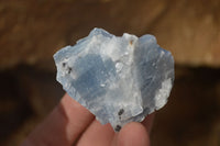 Natural New Sky Blue Calcite Specimens  x 35 From Spitzkop, Namibia - Toprock Gemstones and Minerals 
