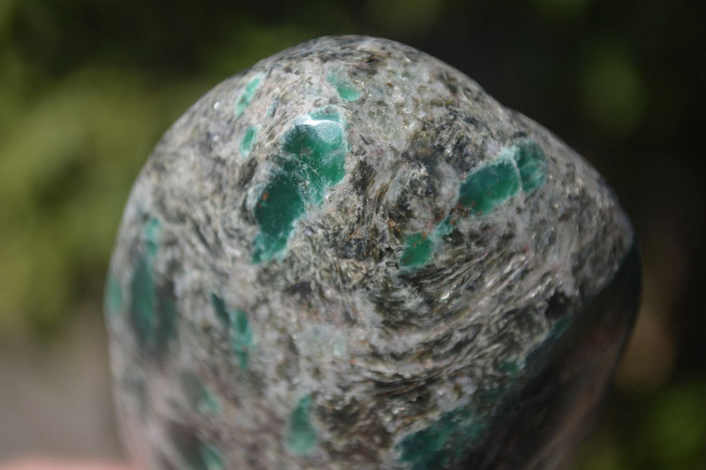 Polished Rare Emerald In Matrix Standing Free Forms  x 2 From Sandawana, Zimbabwe - Toprock Gemstones and Minerals 