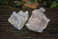 Natural Long Fingered Spirit Quartz Clusters x 2 From Boekenhouthoek, South Africa - Toprock Gemstones and Minerals 