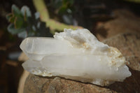 Natural Clear Quartz Clusters & Crystals  x 12 From Madagascar - Toprock Gemstones and Minerals 