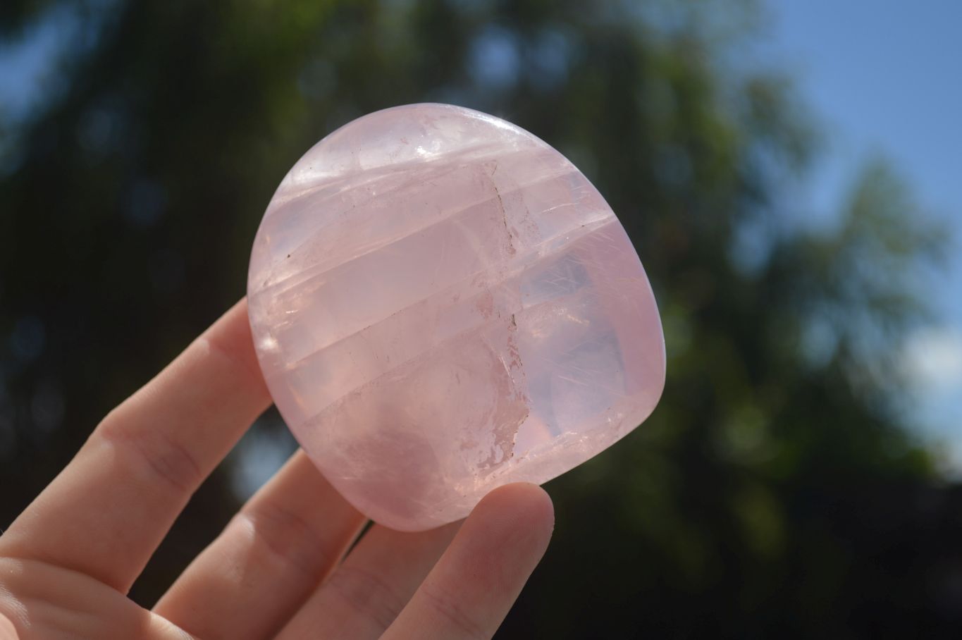 Polished Gemmy Pink Rose Quartz Standing Free Forms  x 6 From Ambatondrazaka, Madagascar - TopRock