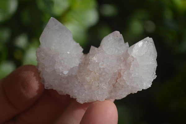 Natural Pale Lilac Spirit Quartz Clusters  x 20 From Boekenhouthoek, South Africa - Toprock Gemstones and Minerals 