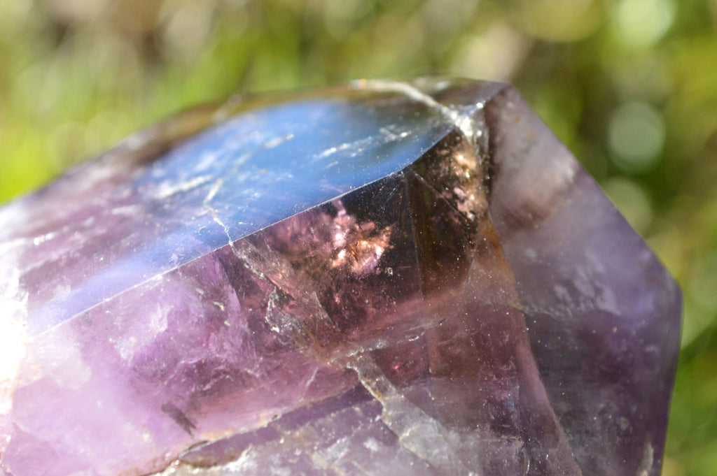 Polished Chunky Smokey Amethyst Quartz Display Piece x 1 From Ankazobe, Madagascar - TopRock