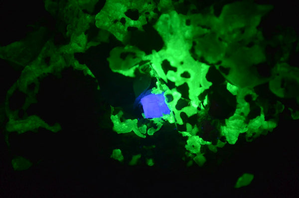 Natural Fluorescent Hyalite Opal Specimen x 1 From Erongo Mountains, Namibia - TopRock