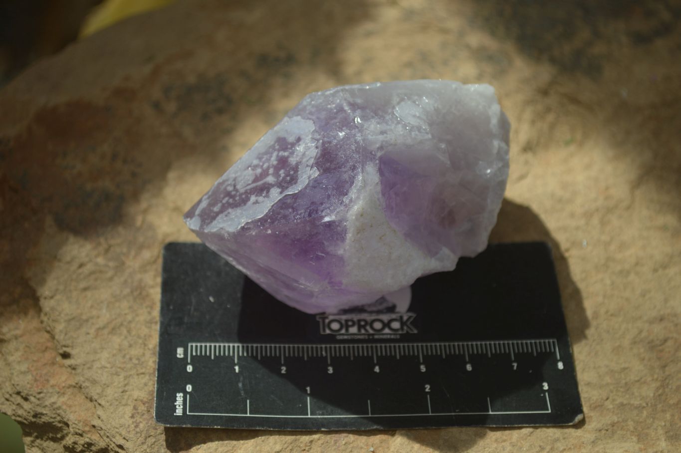 Natural Single Jacaranda Amethyst Crystals x 12 From Mumbwe, Zambia - Toprock Gemstones and Minerals 