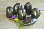 Polished Schorl Black Tourmaline Standing Free Forms x 6 From Madagascar - TopRock