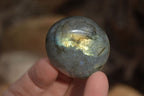 Polished Labradorite Palm Stones  x 20 From Tulear, Madagascar - Toprock Gemstones and Minerals 