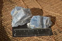 Natural New Sky Blue Calcite Specimens  x 35 From Spitzkop, Namibia - Toprock Gemstones and Minerals 