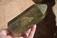 Polished Banded Green Fuchsite Quartz Points  x 3 From Madagascar - Toprock Gemstones and Minerals 