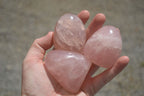 Polished Gemmy Pink Rose Quartz Standing Free Forms  x 6 From Ambatondrazaka, Madagascar - TopRock