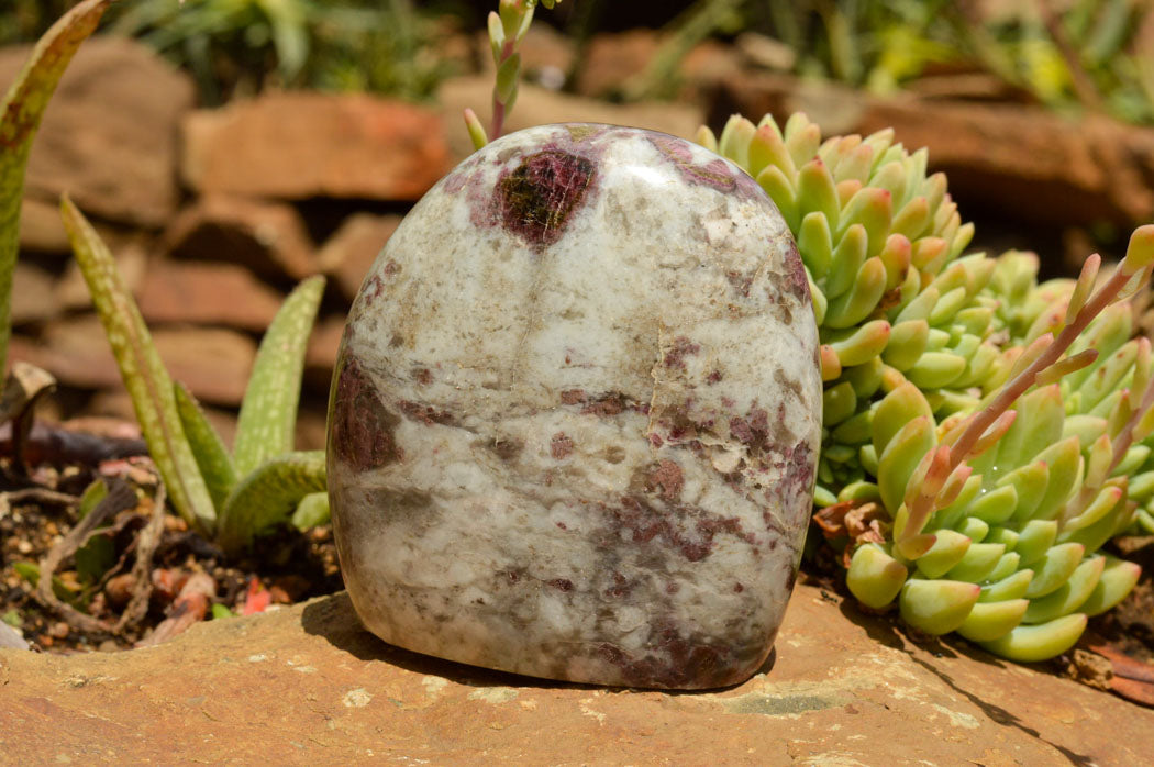 Polished Rubellite Pink Tourmaline Standing Free Forms  x 3 From Madagascar - TopRock