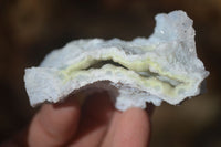 Natural Etched Blue Chalcedony Specimens  x 12 From Nsanje, Malawi - Toprock Gemstones and Minerals 