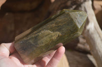 Polished Banded Green Fuchsite Quartz Points  x 3 From Madagascar - Toprock Gemstones and Minerals 