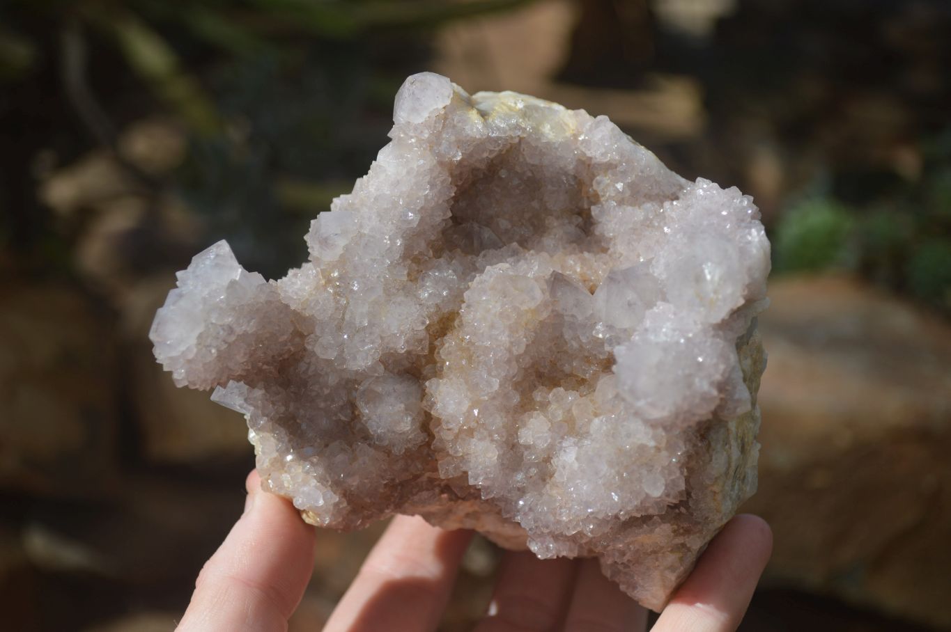 Natural Long Fingered Spirit Quartz Clusters x 2 From Boekenhouthoek, South Africa - Toprock Gemstones and Minerals 
