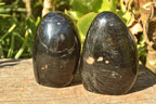 Polished Schorl Black Tourmaline Standing Free Forms x 6 From Madagascar - TopRock