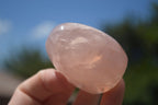 Polished Gemmy Pink Rose Quartz Standing Free Forms  x 6 From Ambatondrazaka, Madagascar - TopRock