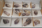 Natural Window Amethyst Crystal Specimens  x 12 From Chiredzi, Zimbabwe - Toprock Gemstones and Minerals 