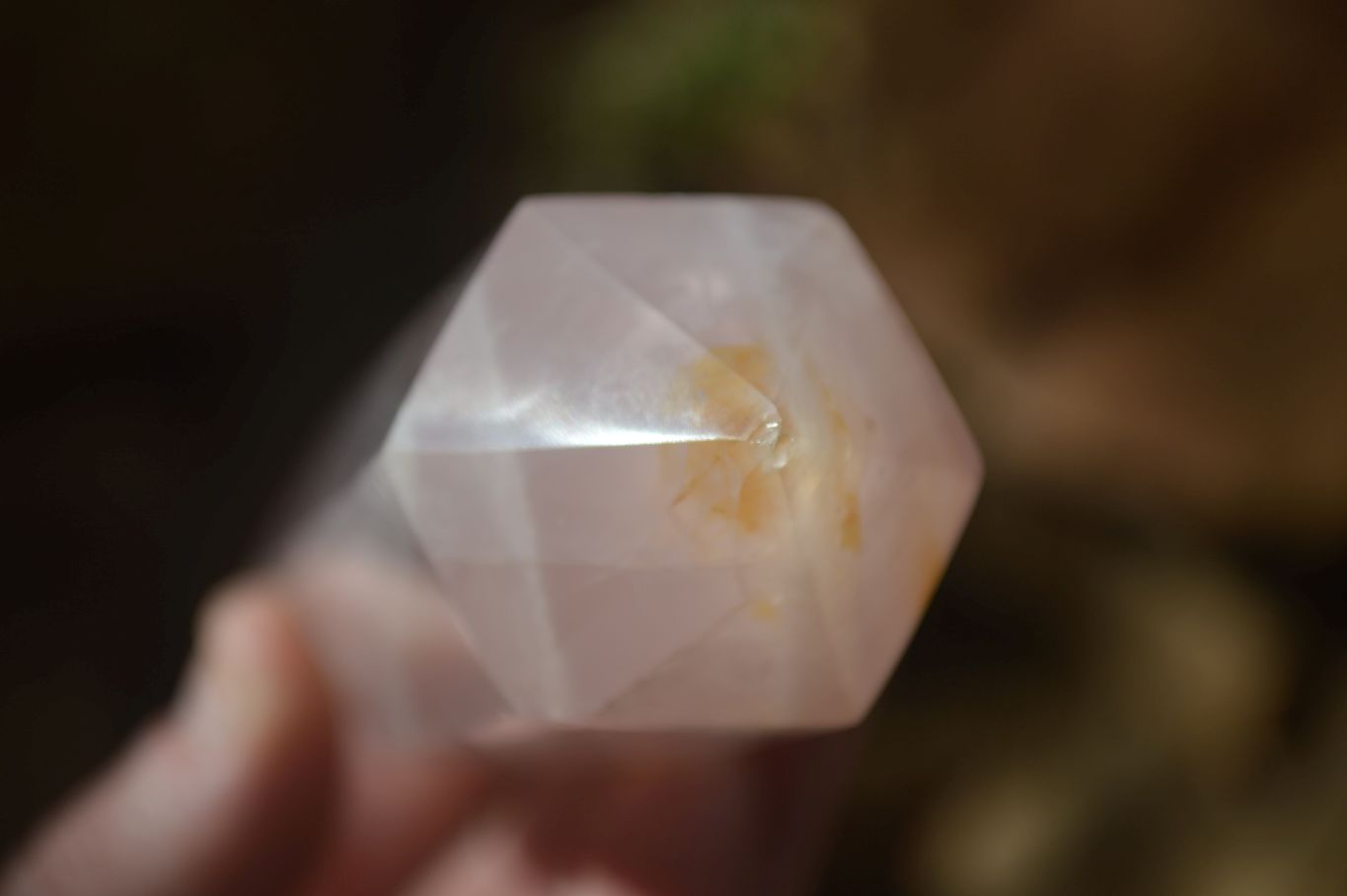 Polished Double Terminated Rose Quartz Points x 4 From Madagascar - Toprock Gemstones and Minerals 