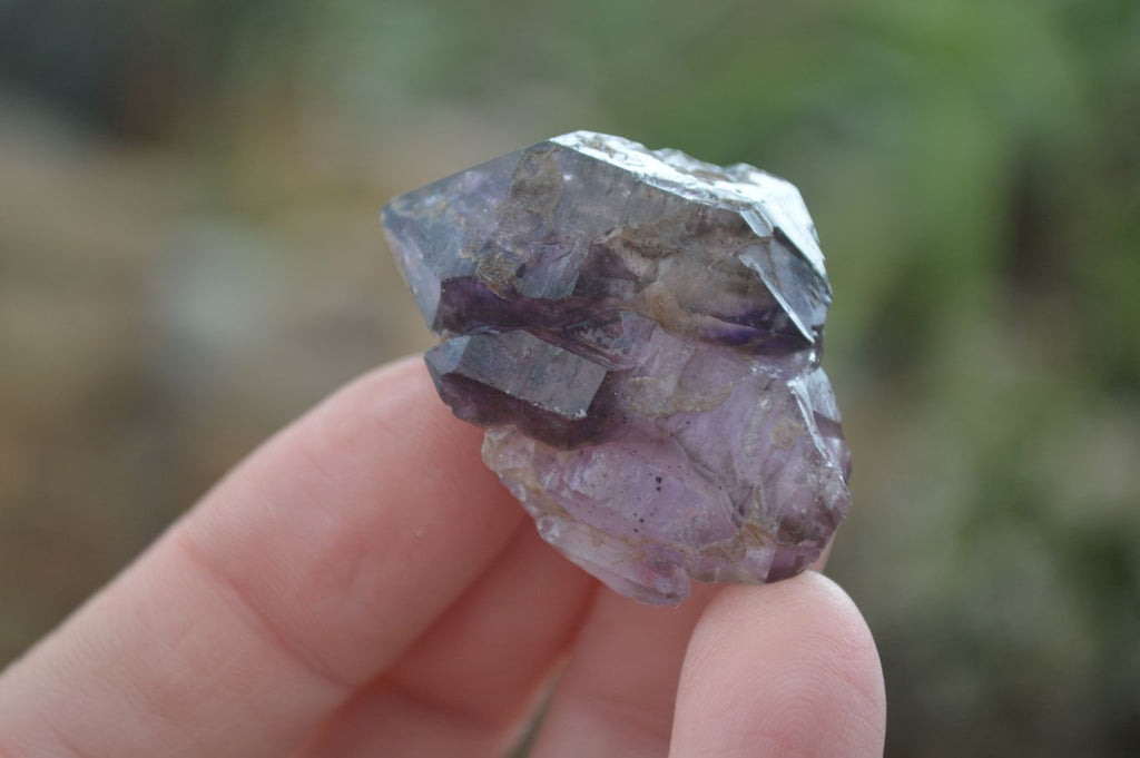 Natural Window Amethyst Crystal Specimens  x 12 From Chiredzi, Zimbabwe - Toprock Gemstones and Minerals 