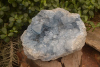 Natural Blue Celestite Geode Specimen  x 1 From Sakoany, Madagascar