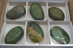 Polished Green Verdite Free Forms x 6 From Zimbabwe - Toprock Gemstones and Minerals 