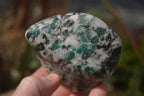 Polished Rare Emerald Mica In Matrix Standing Free Forms x 6 From Mutoko, Zimbabwe - Toprock Gemstones and Minerals 