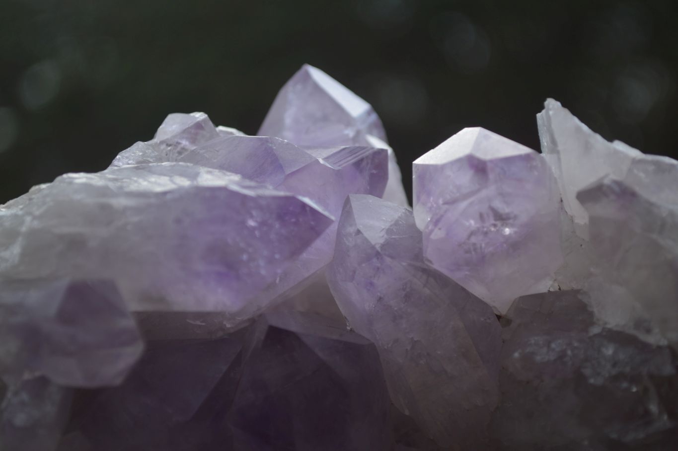 Natural Jacaranda Amethyst Clusters  x 2 From Zambia - Toprock Gemstones and Minerals 