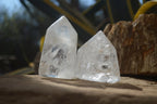 Polished Clear Quartz Crystal Points  x 6 From Madagascar - Toprock Gemstones and Minerals 