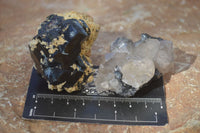 Natural Schorl Black Tourmaline Specimens x 6 From Erongo, Namibia - Toprock Gemstones and Minerals 